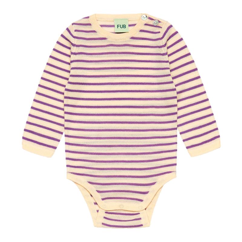 Little现货 丹麦FUB FW26秋冬宝宝蝴蝶结羊毛包屁衣baby