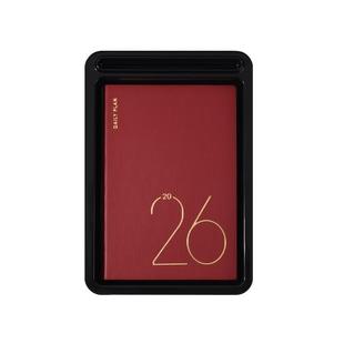 卡杰2026年日程本时尚企业定制软皮周计划效率手册笔记本子高颜值学生日记成人会议手账工作日志记事本印logo