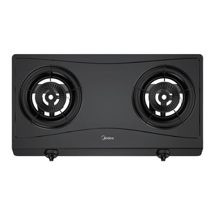 美的台式免开孔猛火燃气灶煤气灶家用天然气液化气双灶灶台台上灶