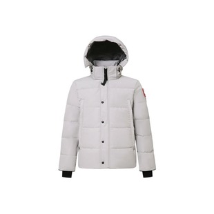 【自营】Canada Goose加拿大鹅男logo徽章连帽飞行员羽绒服 2048M