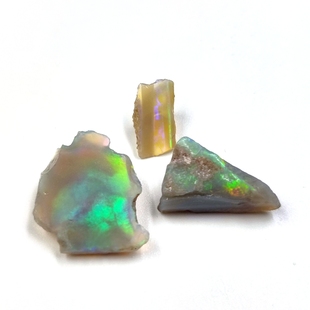 澳洲欧泊蛋白石澳宝原石练手料天然欧珀彩宝裸石打磨DIY原料标本