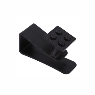 2个积木形门背式挂钩卡位收纳钩橱柜门板免钉免打孔置物钩整理架