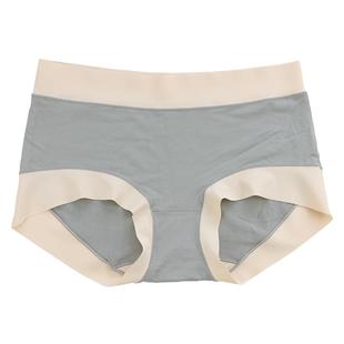 江小哒60支兰精莫代尔少女内裤裸感简约中高腰无痕艾草抗菌三角裤