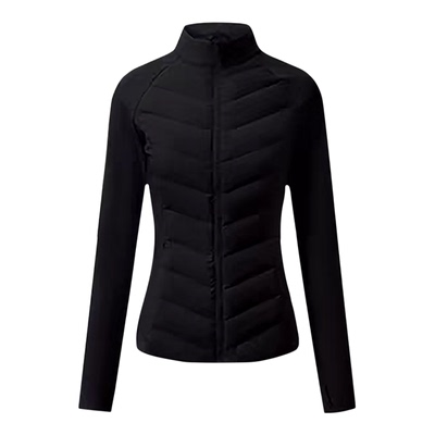 鹅绒运动羽绒服女冬薄款修身外套