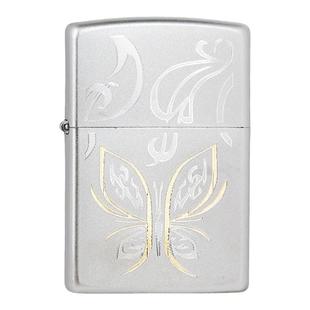 官方Zippo芝宝正版防风煤油打火机zip之宝专柜金蝴蝶刻字送礼zoop