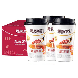 香飘飘红豆奶茶64g*30杯装整箱冲饮冲泡速溶奶茶粉官方旗舰店同款