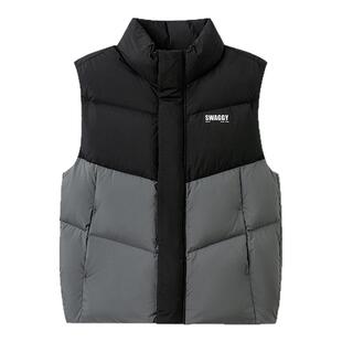 巴拉巴拉儿童羽绒马甲女童背心男童外套上衣童装冬高充绒加厚保暖