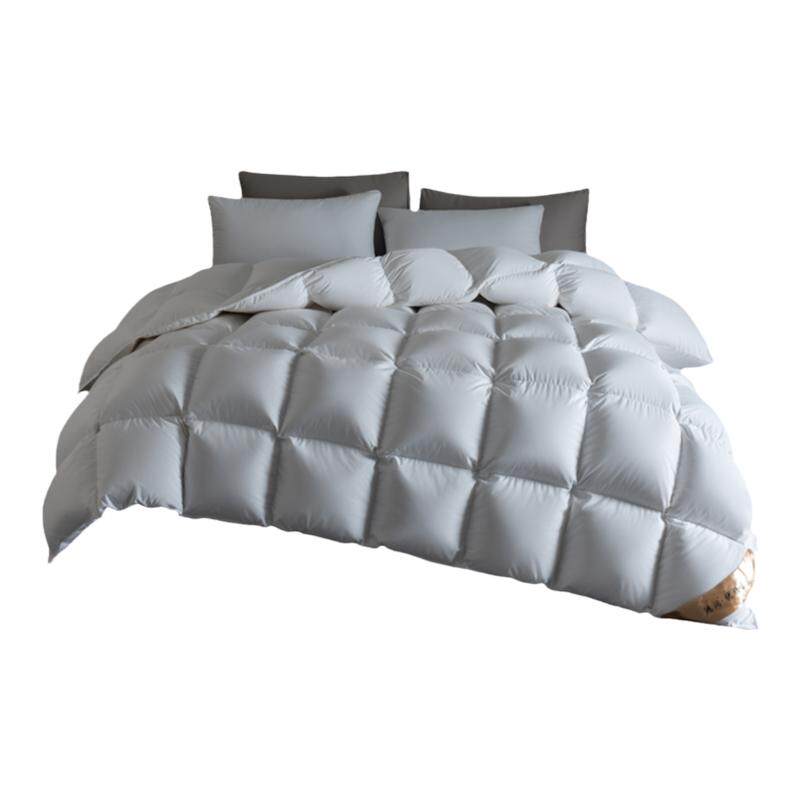 【清仓】鸿润家纺云柔棉A类抗菌95%白鹅绒被子可水洗加厚羽绒冬被
