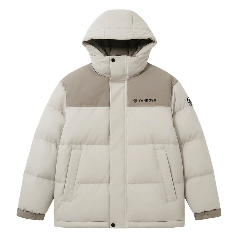 坦博尔2026年新款羽绒服男短款加厚保暖连帽外套秋冬运动户外服