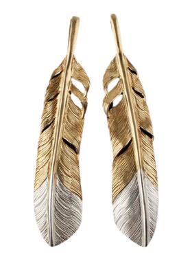 高桥吾郎纯银羽毛印第安吊坠