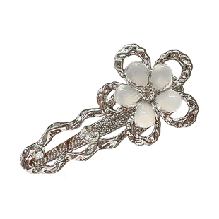 银色蝴蝶刘海发夹女2025新款高级感碎发前额精致侧边发卡夹子头饰