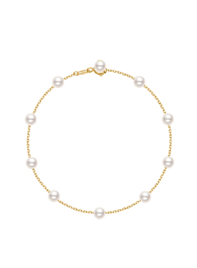 奢华满天星高亮珍珠18K金