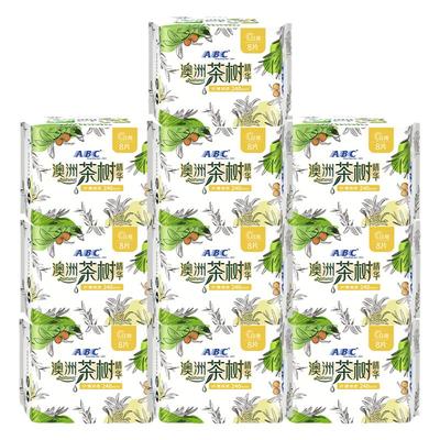 abc卫生巾茶树日用240mm80片
