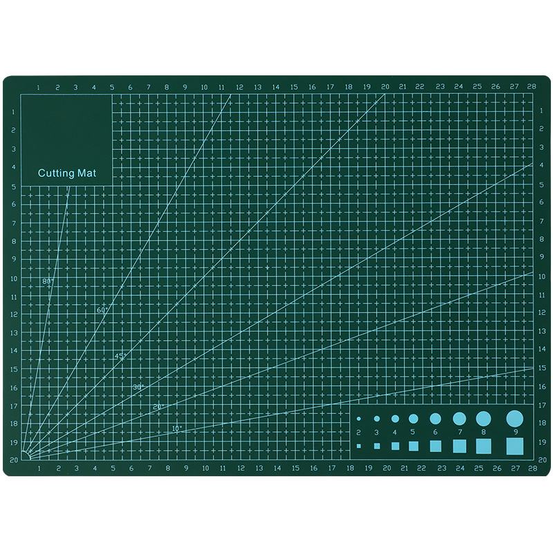 A3切割垫板手工美术垫板A2切割板手账DIY大号手工模型鼠标垫绘画学生用A4写字雕刻板diy防割裁纸软桌垫