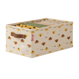 衣服收纳箱家用衣柜分层神器装衣物裤子玩具整理盒布艺收纳筐折叠