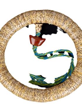 伏魔圈易包浆原生态星月菩提孤品