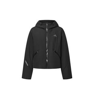 【热特姆】比音勒芬2025秋冬新款女休闲字母印花保暖高领连帽棉服