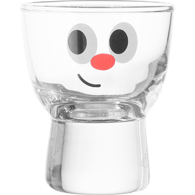原创可爱表情包玻璃小酒杯烧酒杯