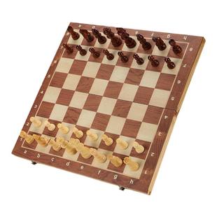 国际象棋木质折叠棋盘中小学生培训比赛专用棋磁性黑白棋子chess