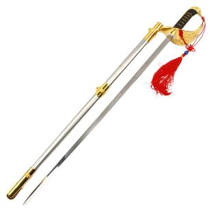 不锈钢升旗指挥剑 欧式西洋剑骑士佩剑仪仗影视道具表演装饰刀剑