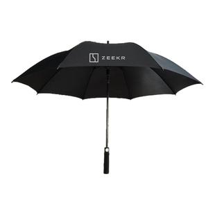 适用极氪ZEEKR全自动折叠雨伞超大男士定制做印刷logo广告伞长柄