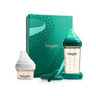 Hegen海格恩奶瓶婴儿新生儿0到6个月防胀气防呛奶蛇年礼盒套装