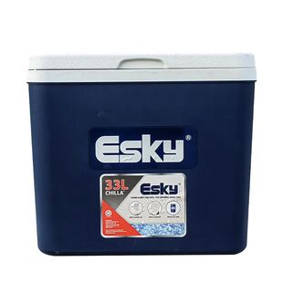 Esky保温箱33L户外手提冷藏箱保冷箱车载保鲜箱垂钓配餐送8只冰袋