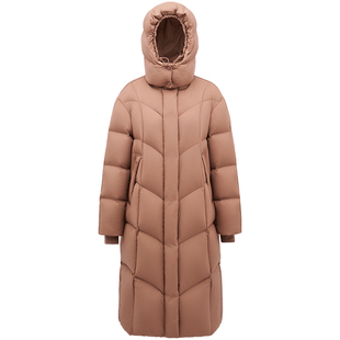 LINC金羽杰2025年冬季新款羽绒服云朵泡芙感加厚长款羽绒服女8230