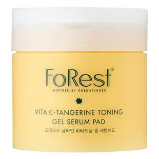 韩国Forest 维C橘他敏提拉紧致抗氧化提亮肤色精华棉片150ml 75片