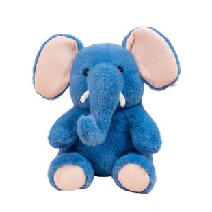 海利伟大象玩偶公仔毛绒玩具仿真蓝色小飞象宝宝安抚玩偶生日礼物