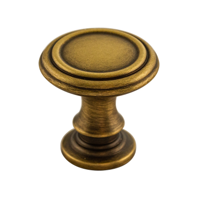 屿铜法式复古黄铜单孔柜门小拉手