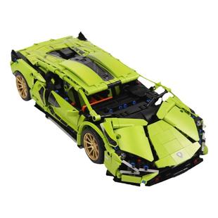 2025年新款遥控兰博基尼跑车模型高难度拼装积木玩具男生生日礼物