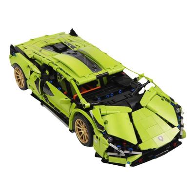 兰博小牛跑车积木送礼优品