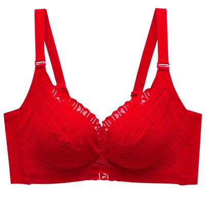 软胶圈莫代尔柔心杯聚拢文胸