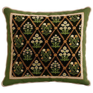 范居态度绿蔓抱枕客厅沙发轻奢高级感床上靠枕美式氛围感2026新款