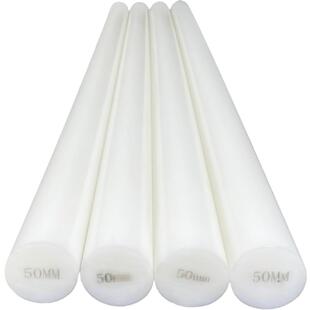 白色高分子聚乙烯棒塑料PE棒材尼龙棒料实心圆柱耐磨蓝色20-400mm