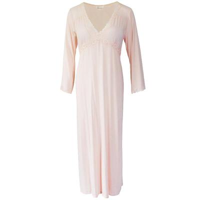 莫代尔带胸垫大码薄款长裙