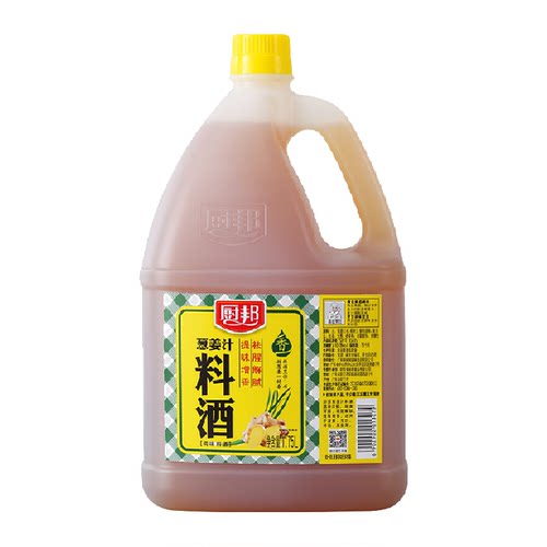 厨邦葱姜汁料酒1.75L大包装去腥解腻提味增香清蒸红烧油爆焖炖