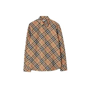 【24期免息】BURBERRY 男装 格纹棉质长袖衬衫