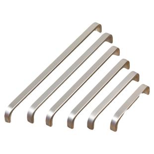 M5019氧化铝条拉手 现代简洁磨砂太空铝大衣柜子橱柜鞋柜抽屉拉手