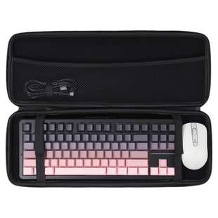 优思顿适用键盘收纳包ev63外设87鼠标收纳盒一体保护包wooting硬壳防摔atk抗压68键机械多功能数码eva键盘包