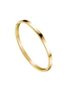 钛钢不掉色复古金色手镯女