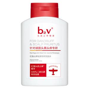 【百补】b2v去屑小红帽洗发水玻尿酸柔顺水润舒红藻缓洗发液止痒
