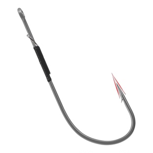 慕斯达路亚直柄钩障碍长柄倒钓钩无铅自由钓组精细背刺黑坑鲈鳜鱼