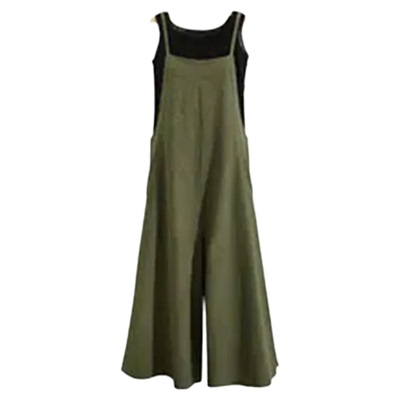 Simple and loose conjoined wide-leg pants 简约宽松连体阔腿裤