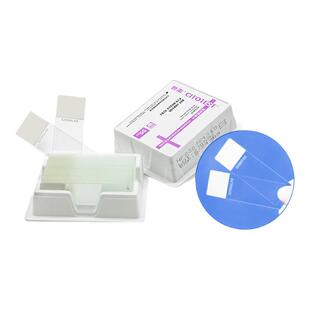 世泰CITOTEST 粘附载玻片 超白玻璃 正电荷防脱 188105W 50片/盒 高清免洗粘附片实验室