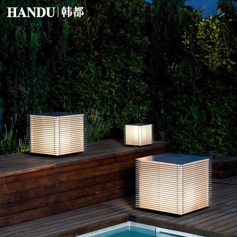 庭院灯户外灯新款太阳能地灯室外景观灯售楼装饰落地灯别墅草坪灯