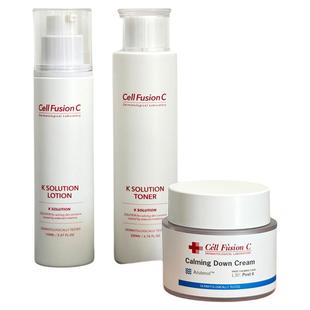 韩国cellfusionc秀肤生水乳面霜补水保湿油皮舒缓敏感肌女学生党