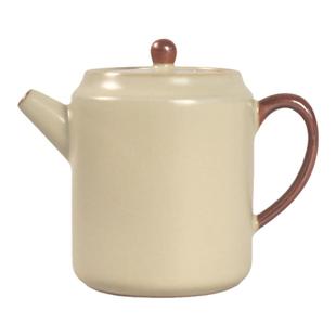 清仓200ml米黄汝窑简约茶壶功夫茶具汝瓷泡茶壶家用陶瓷冲茶罐