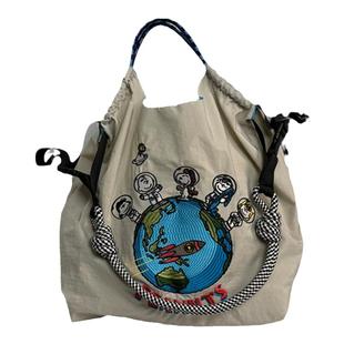 包包女新款大容量ballchain环保袋购物袋斜背包日系手提袋斜挂包